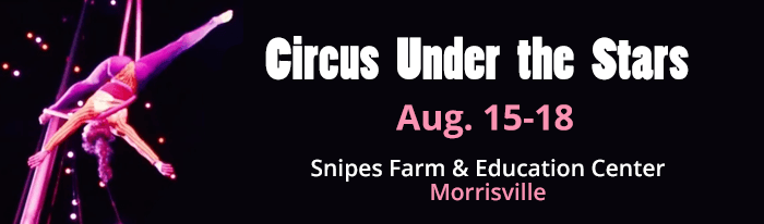  See a Circus Under the Stars at Snipes Farm! Enjoy live entertainment Under the Sky from the Hideaway Circus at Snipes Farm & Education Center in Morrisville, PA. Five performances (three evening and two afternoon) from Aug. 15 – 18. The Hideaway Circus promises a memorable show with ten world-class performers who blend storytelling with lively circus acts like juggling, acrobatics, aerial stunts, dance and side-splitting physical comedy – all underscored by original music. The Brooklyn-based Hideaway Circus’s “Canvas Sky” performance is family-friendly entertainment at its best. This is a new kind of American circus performance (no animals or big tent) that is making a tour of 60 towns in 22 states. But this will be the only performance in Pennsylvania!